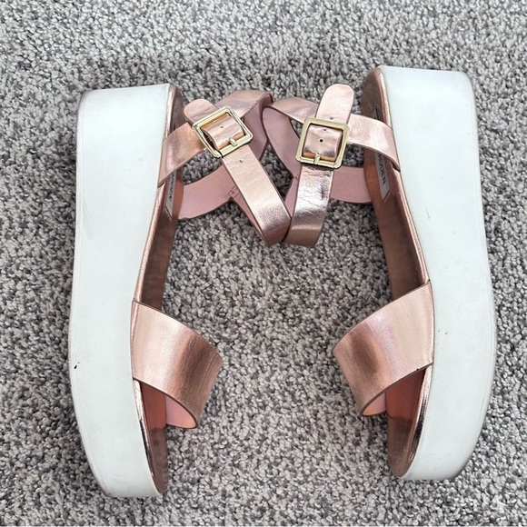 Steve Madden “ delight” Metallic Rose Women's Sandals 7 - Picture 8 of 11